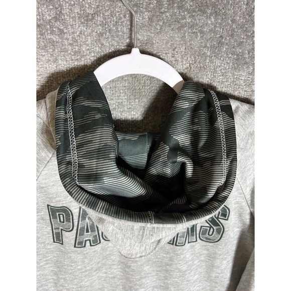 Zubaz NFL Team Apparel Green Bay Packers Full Zip Hoodie Mens Size XXL Gray - Picture 8 of 10